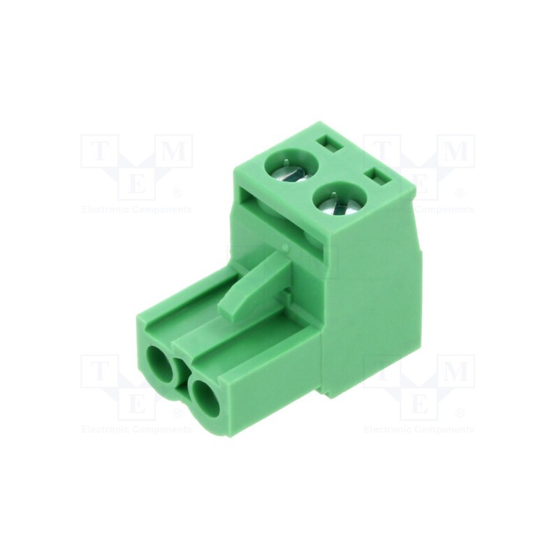 10 pcs : TJ0251530000G - Pluggable terminal block, 5.08mm, ways: 2, straight, plug, female