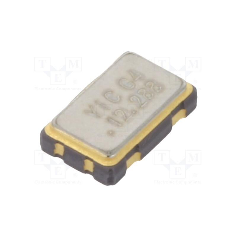 10 pcs : OSC12.288M-3.3I/S5 - Generator: quartz, 12.288MHz, SMD, 3.3V, ±50ppm, -40÷85°C