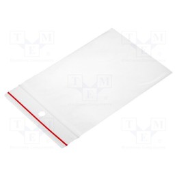 20 pcg : PL.TOR70X100 - Self-seal bag, L: 100mm, Width: 70mm, Thick: 40um, polyetylene