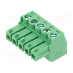 10 pcs : TJ0531530000G - Pluggable terminal block, 3.81mm, ways: 5, straight, plug, female