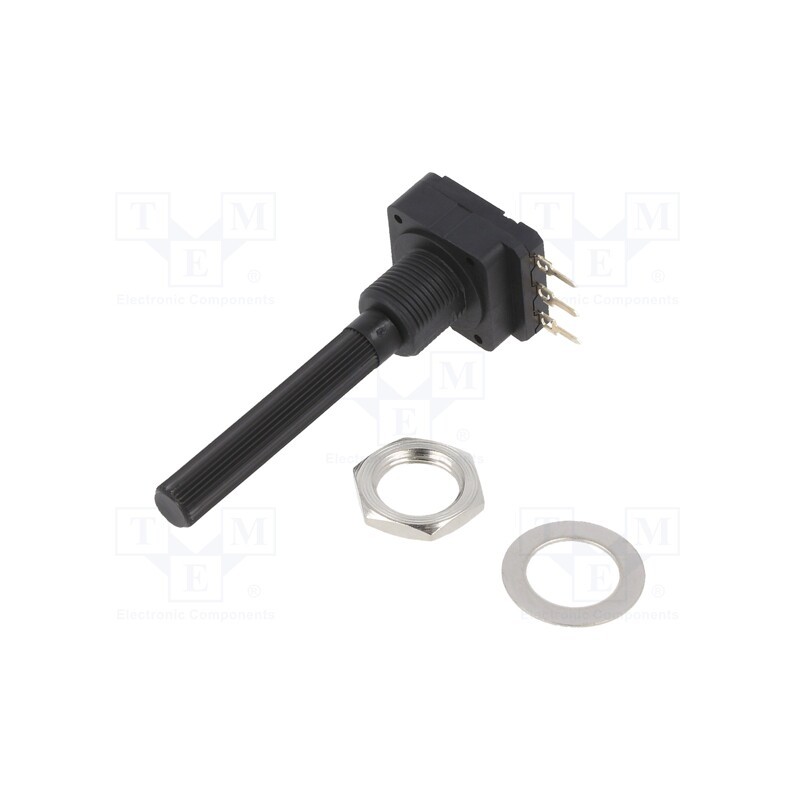 10 pcs : PC16SH10IP06202A2020TA - Potentiometer: shaft, 2kΩ, 200mW, THT, 6mm, plastic, mono, carbon