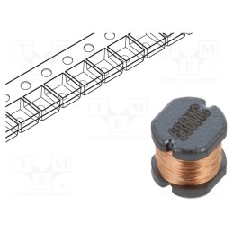 10 pcs : 22R686MC - Inductor: wire, SMD, 68mH, 18mA, 242Ω, ±10%, Ø6.5x8.5mm, vertical