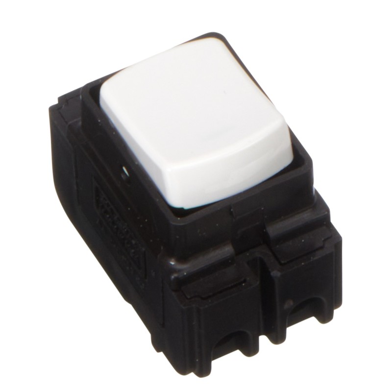 1 pcs - Contactum 1 Way White Switch Insert Module 10A, Alfanar Series