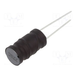10 pcs : 19R225C - Inductor: wire, THT, 2.2mH, 500mA, 2Ω, ±10%, Ø12x21mm, vertical, 1900