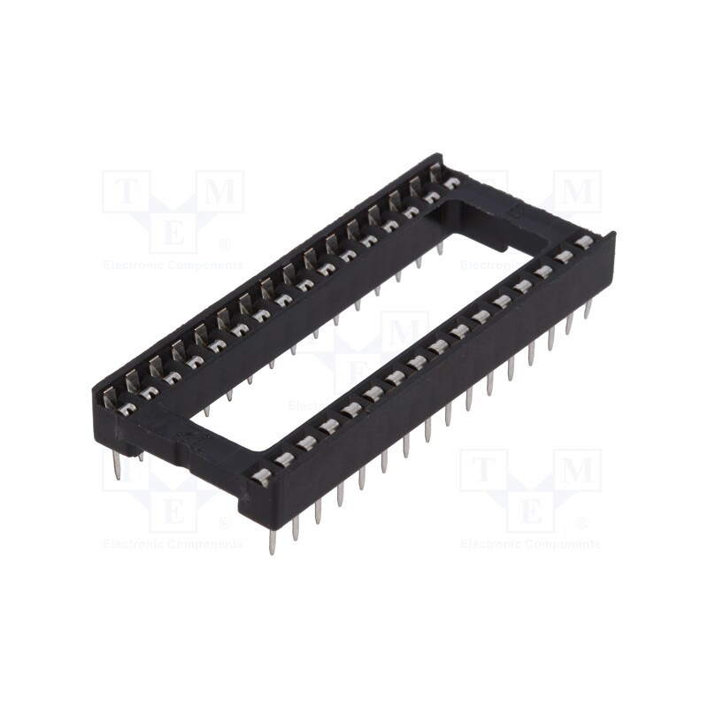 50 pcs : DS1009-32AT1WX-0A2 - Socket: integrated circuits, DIP32, 15.24mm, THT, Pitch: 2.54mm