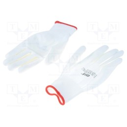 10 set : AV13075 - Protective gloves, Size: XL, white