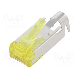 10 pcs : TM31P-TM-88P(71) - Plug, RJ45, TM31P, PIN: 8, shielded, Layout: 8p8c, 5.8÷6mm, for cable