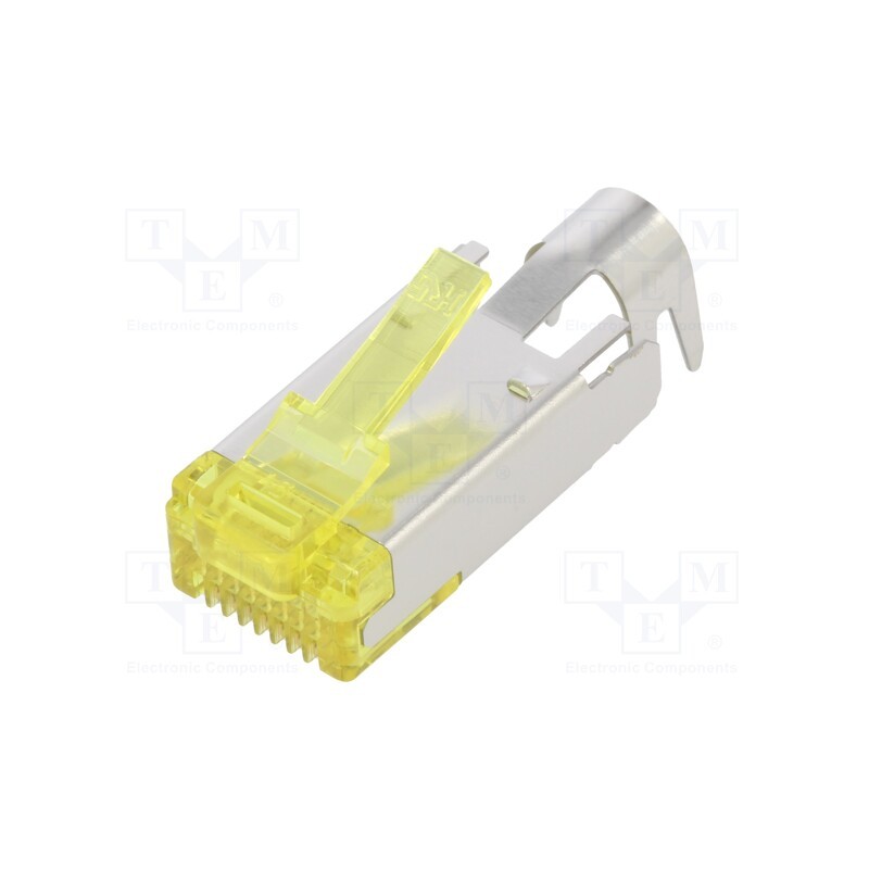 10 pcs : TM31P-TM-88P(71) - Plug, RJ45, TM31P, PIN: 8, shielded, Layout: 8p8c, 5.8÷6mm, for cable