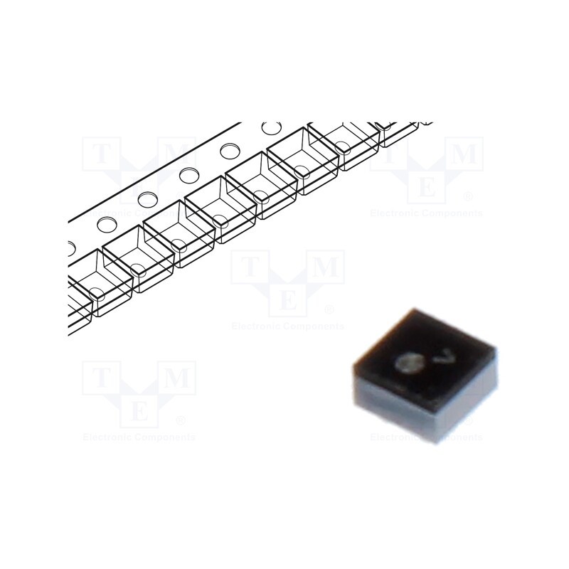 10 pcs : LM94023BITMX/NOPB - IC: temperature sensor, -50÷150°C, DSBGA4, SMD, Accur: ±2,7°C