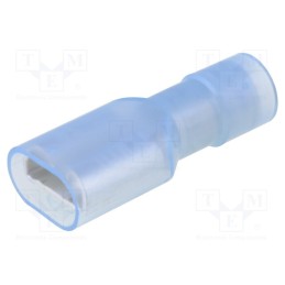 20 pcs : TMDN 630820-FA-BCL - Terminal: flat, 6.3mm, 0.8mm, female, 2mm2, crimped, for cable