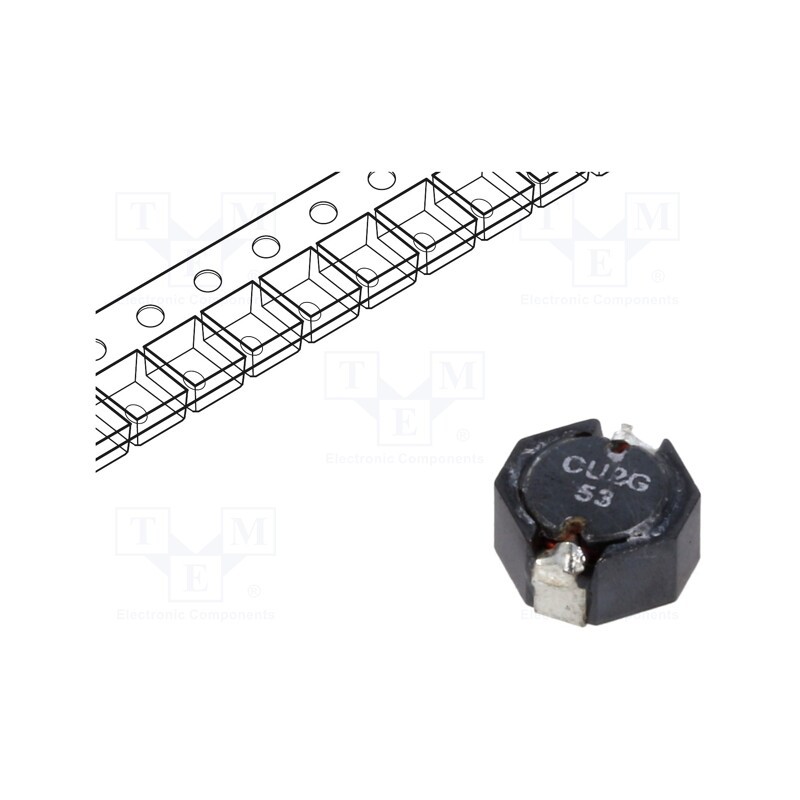 10 pcs : SD53-3R3-R - Inductor: wire, SMD, 3.3uH, Ioper: 2.26A, 29mΩ, ±20%, Isat: 2.6A