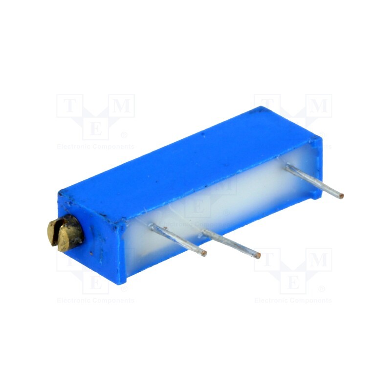 10 pcs : T18201KT10 - Potentiometer: mounting, multiturn, 200Ω, 750mW, ±10%, linear