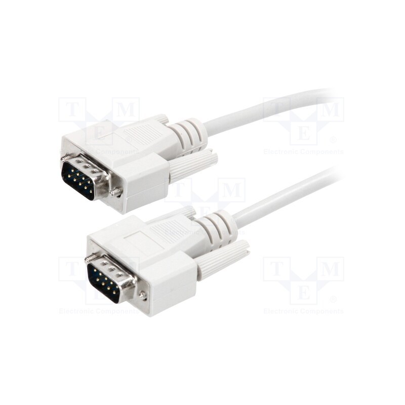 10 pcs : CAB-09WW/2 - Cable, D-Sub 9pin plug,both sides, Len: 2m, connection 1: 1