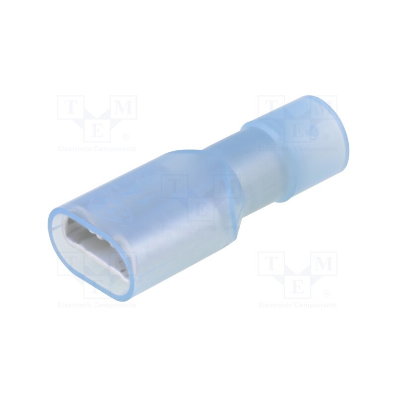 20 pcs : TMEDN 630820-FA-BCL - Terminal: flat, 6.3mm, 0.8mm, female, 2mm2, crimped, for cable