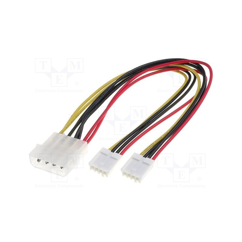 10 pcs : CAB-DC2 - Splitter, mini Molex female x2,Molex male, 0.2m