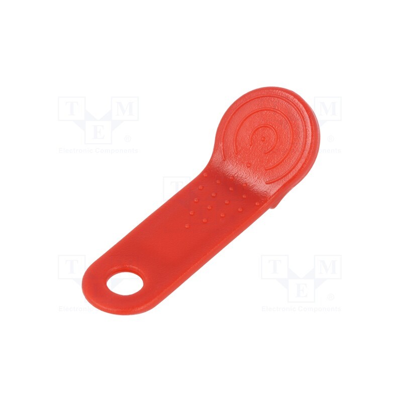 10 pcs : - Pellet memory holder in a keychain, red