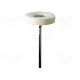 10 pcs : M.4615 - Tip fpr polishing, Ø: 22mm, Ø: 2.35mm, for polishing metals