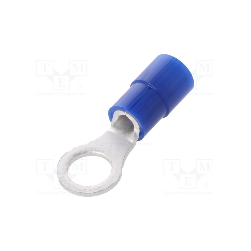 50 pcs : TMEX 2-5M-BLU - Tip: ring, M5, Ø: 5.3mm, 1.04÷2.63mm2, crimped, for cable, insulated