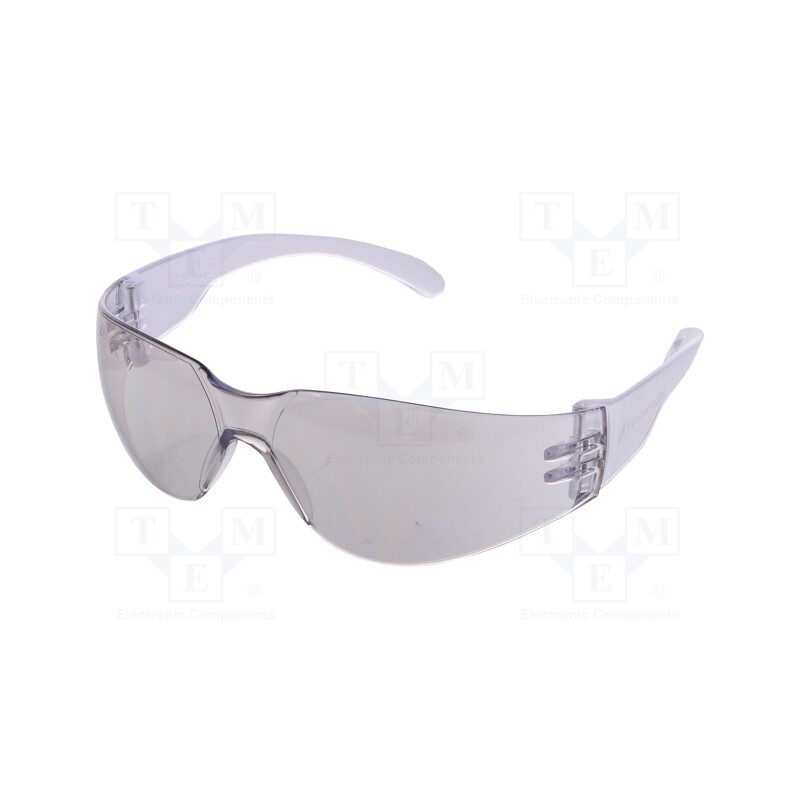 10 pcs : BRAV2LM - Safety spectacles, Lens: light mirror, Classes: 1, Features: UV400