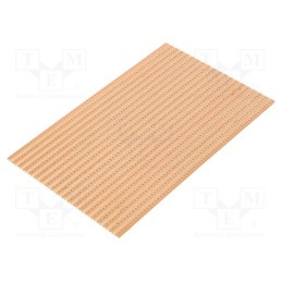 10 pcs : 711-5 - Board: universal, single sided,prototyping, W: 100mm, L: 160mm