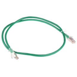 1 pcs - RS PRO Cat5e Male RJ45 to Male RJ45 Ethernet Cable, F/UTP, Green PVC Sheath, 1m