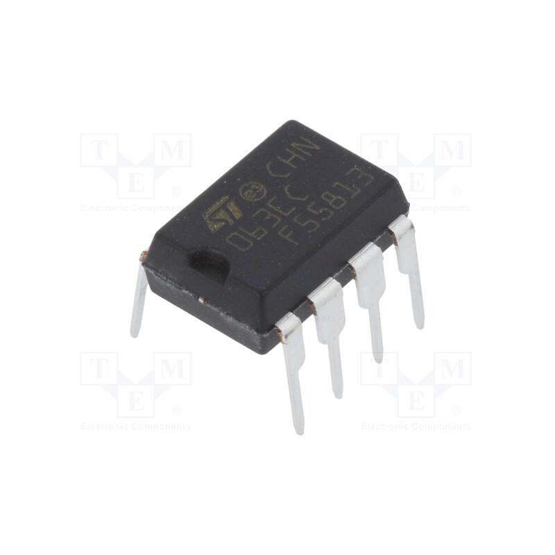 10 pcs : MC34063ECN - IC: driver, DC/DC converter, Uin: 3÷40VDC, Uout: 1.25÷38VDC, 1.5A