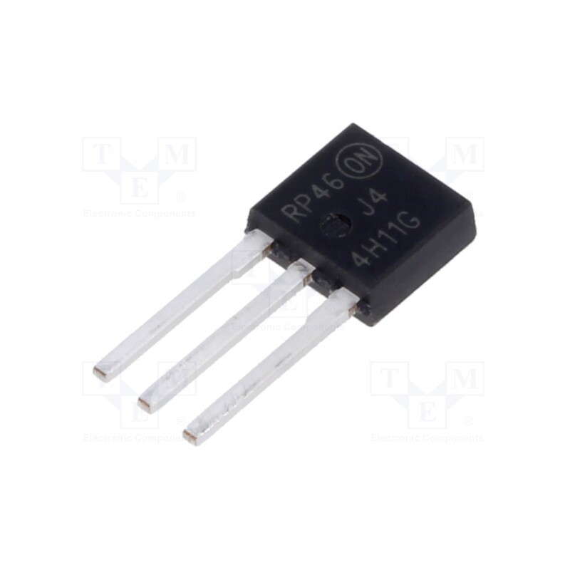10 pcs : MJD44H11-1G - Transistor: NPN, bipolar, 80V, 8A, 20W, DPAK3