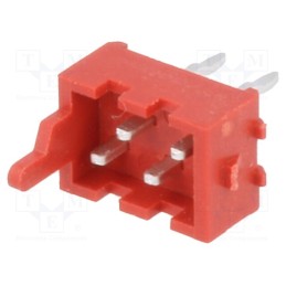 10 pcs : TMM-3-0-04-2 - Wire-board, socket, male, PIN: 4, THT, on PCBs, 30V, 1A, -40÷105°C