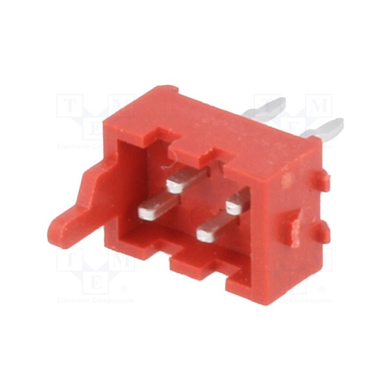 10 pcs : TMM-3-0-04-2 - Wire-board, socket, male, PIN: 4, THT, on PCBs, 30V, 1A, -40÷105°C