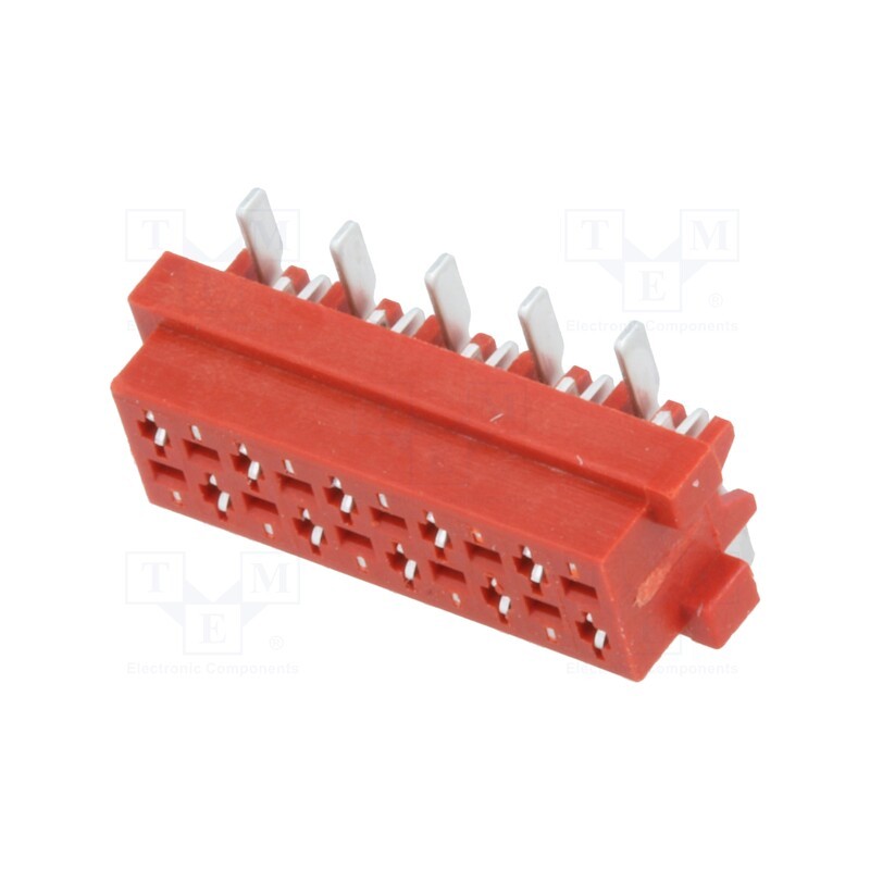 10 pcs : TMM-6-0-10-2 - Wire-board, socket, female, PIN: 10, SMT, on PCBs, 30V, 1A, -40÷105°C