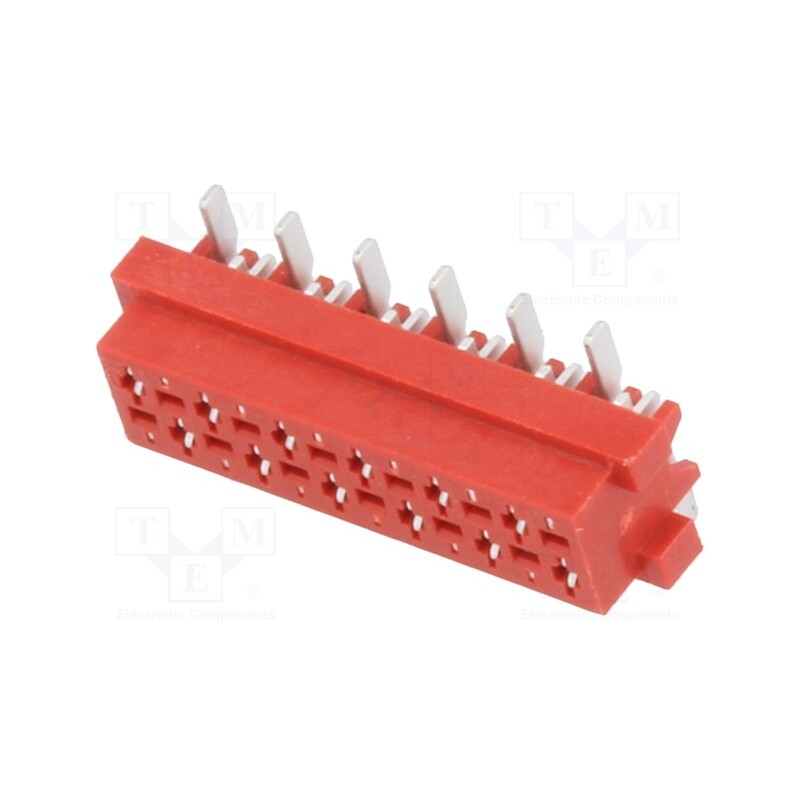 10 pcs : TMM-6-0-12-2 - Wire-board, socket, female, PIN: 12, SMT, on PCBs, 30V, 1A, -40÷105°C