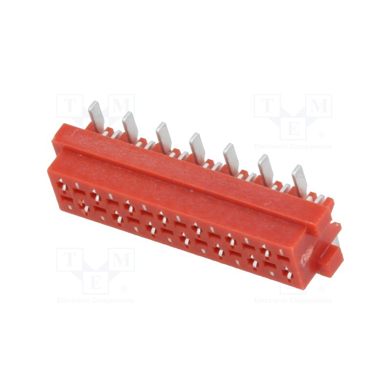 10 pcs : TMM-6-0-14-2 - Wire-board, socket, female, PIN: 14, SMT, on PCBs, 30V, 1A, -40÷105°C
