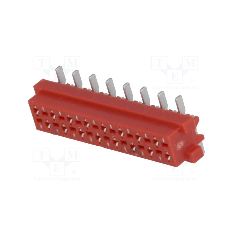 10 pcs : TMM-6-0-16-1 - Wire-board, socket, female, PIN: 16, SMT, on PCBs, 30V, 1A, -40÷105°C