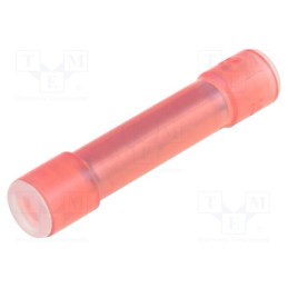 20 pcs : TMN B-1.25-WP-RCL - Tip: butt splice, insulated,sealed, copper, 0.5÷1.25mm2, tinned