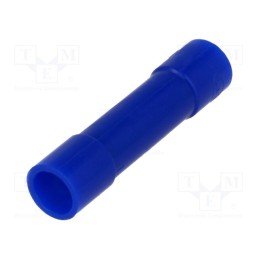 20 pcs : TMV B-2-BLU - Tip: butt splice, insulated, copper, 1.04÷2.63mm2, tinned, crimped