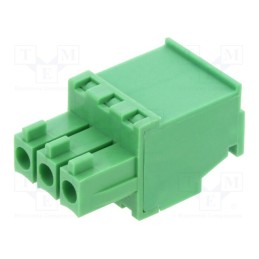10 pcs : TS03115B0000G - Pluggable terminal block, 3.5mm, ways: 3, angled 90°, plug, female