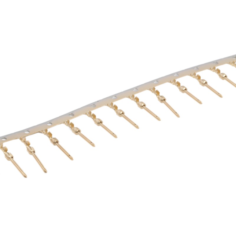 25 pcs - TE Connectivity, AMPLIMITE HDP-20 Series, size 20 Male Crimp D-sub Connector Contact, Gold over Nickel Pin, 28 -
