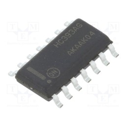 10 pcs : MC74HC393ADG - IC: digital, asynchronous counter, Ch: 2, CMOS,TTL, HC, SMD, SO14
