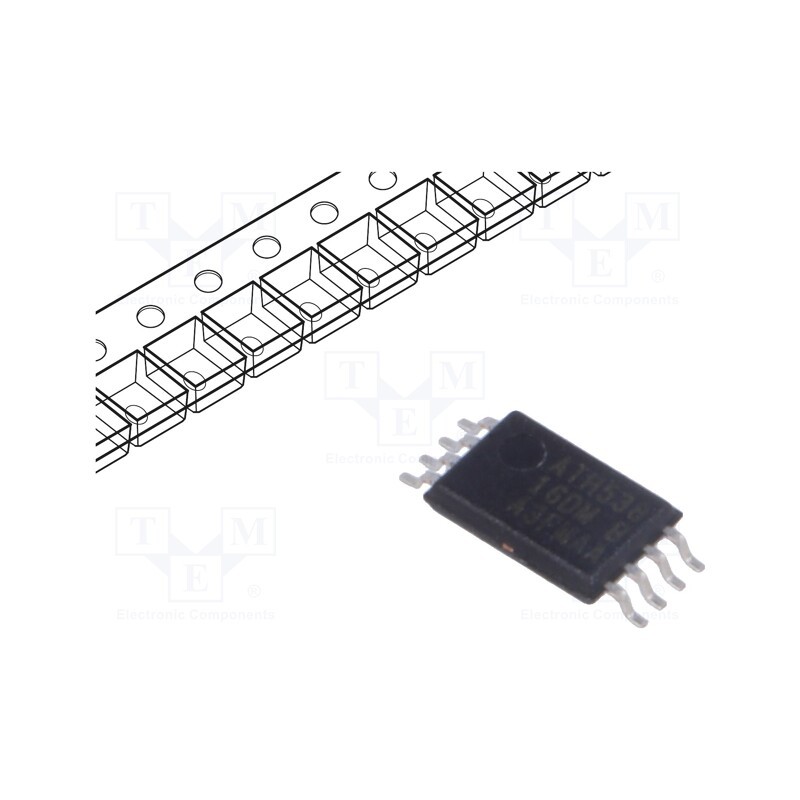 10 pcs : AT24C16D-XHM-B - IC: EEPROM memory, 256kbEEPROM, I2C, 2048x8bit, 1.7÷3.6V, 1MHz
