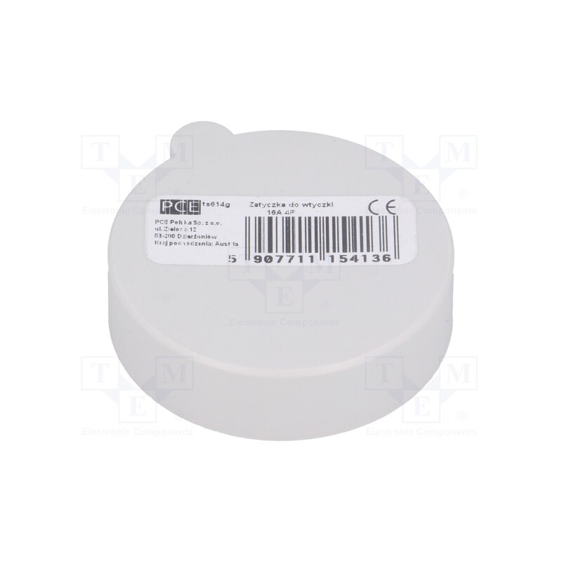 10 pcs : TS614G - Protection, plug, male, 16A, IEC 60309, IP44, Layout: 3P+PE, PIN: 4