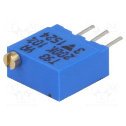 10 pcs : T93YA204KT20 - Potentiometer: mounting, multiturn, 200kΩ, 500mW, THT, ±10%, linear