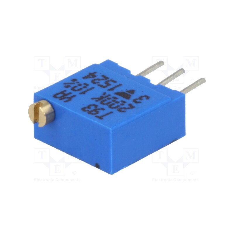 10 pcs : T93YA204KT20 - Potentiometer: mounting, multiturn, 200kΩ, 500mW, THT, ±10%, linear