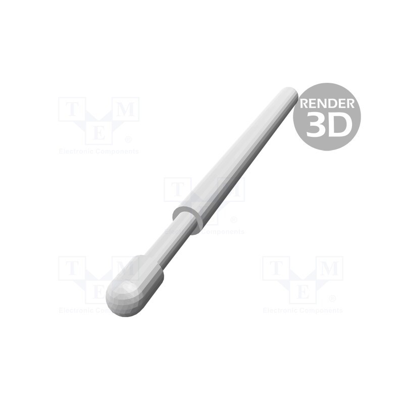 10 pcs : TK 0030N D 1,02 S 120 A - Test needle, Operational spring compression: 2mm, 3A, TK0030N