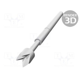 10 pcs : TK 0030N V 1,50 S 120 A - Test needle, Operational spring compression: 2mm, 3A, TK0030N