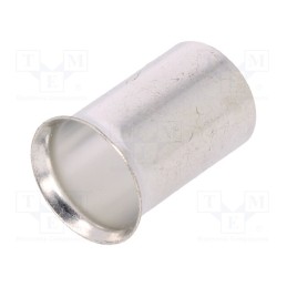 50 pcs : TUL-NI-50018 - Tip: bootlace ferrule, non-insulated, copper, 50mm2, 18mm, tinned