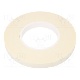 10 rol : 3502 PIANKOWA 1MM 15MM-11M - Tape: fixing, W: 15mm, L: 11m, Thk: 1mm, two-sided adhesive, white