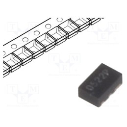 10 pcs : RCLAMP0522P.TCT - Diode: diode arrays, 8V, 5A, 150W, unidirectional, SLP1610P4, Ch: 2