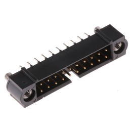 20 pcs - HARWIN Datamate J-Tek Series Straight Through Hole PCB Header, 20 Contact(s), 2.0mm Pitch, 2 Row(s), Shrouded