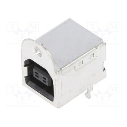 10 pcs : UBB-4R-D14C-4D (LF)(SN) - Socket, USB A, on PCBs, THT, PIN: 4, angled 90°, USB 2.0
