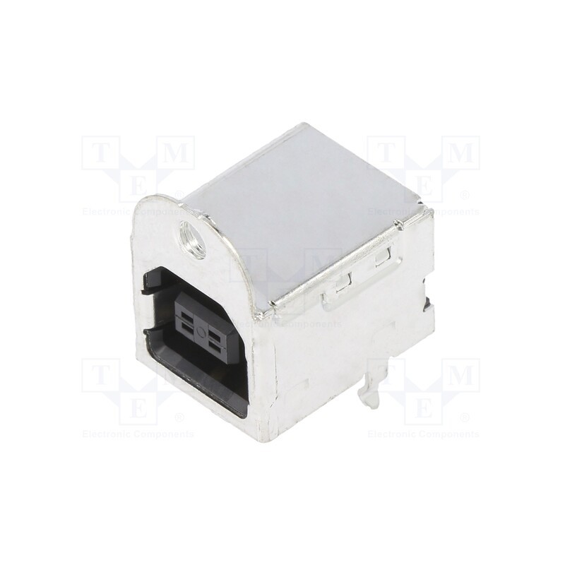 10 pcs : UBB-4R-D14C-4D (LF)(SN) - Socket, USB A, on PCBs, THT, PIN: 4, angled 90°, USB 2.0